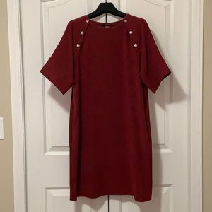 Theory burgundy dress, size 12